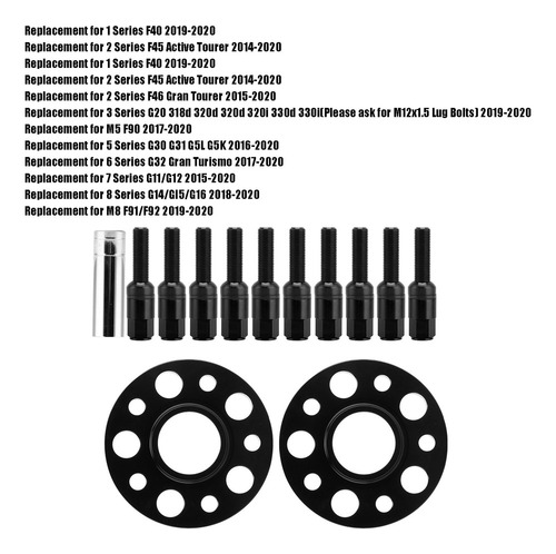 Juego De Adaptadores De Ruedas Car Spacer Kit 5x112 Con Brid