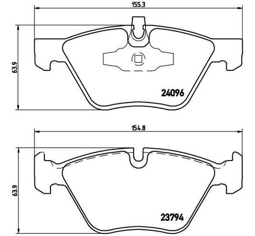 Balata Brembo Para 120i 2.0 2007 2008 2009 2010 2011 2012