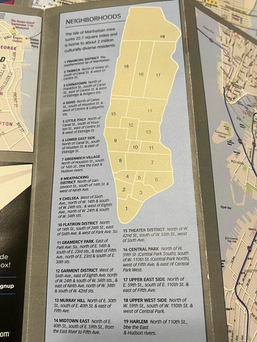 Mapa Turístico New York