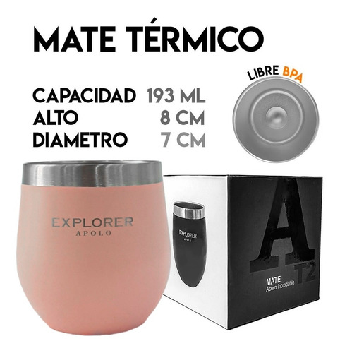 Imagen 3 de 9 de Mate Térmico Explorer Apolo 193 Ml - T2