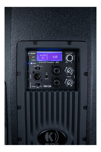 Caixa Ativa K-audio Kadosh Tw12a 600w 126db Madeira 12p