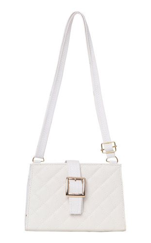 Bolsa Mujer Moda Mariconera Crossbody Fabiola Fana Blanco