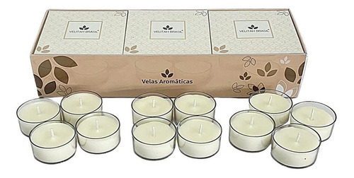 Kit Presente 12 Mini Velas Aromáticas Premium 3 Aromas