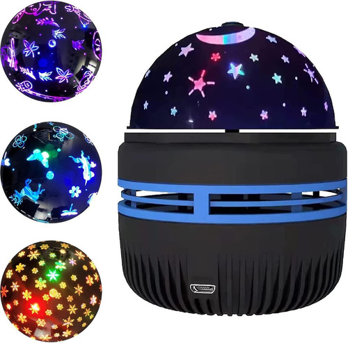Mini Luz Bola Mágica Para Fiesta Led Usb C/ Sensor Rítmico