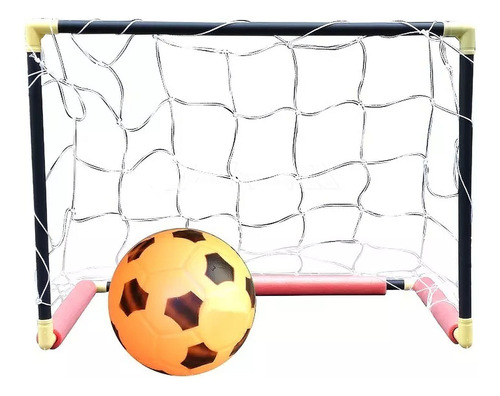 Arco C/ Pelota Futbol Papi Infantil Niños Red Gol Juego P