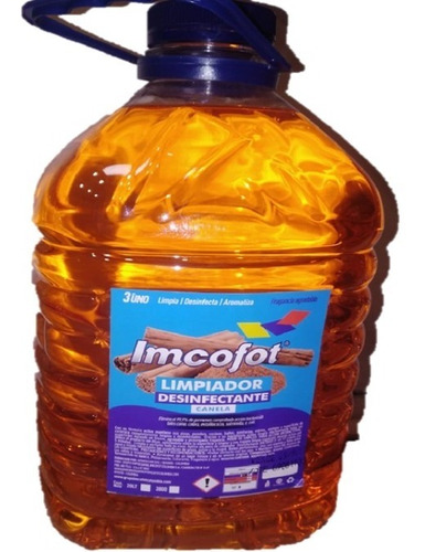 Limpiador Desinfectante Imcofot 3.800cc - L a $6