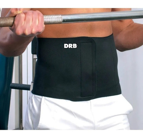 Faja Lumbar Drb Abdominal Neoprene 4mm Regulable Musculacion