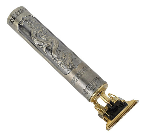 Máquina De Acabamento Profissional Barba E Cabelo Sem Fio Cor Dourado 127/220v