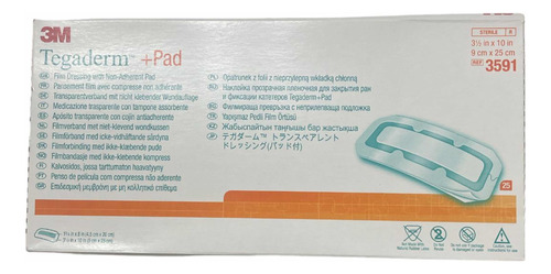 Aposito Tegaderm + Pad 9 X 25 Cms. Pack 3 Unidades