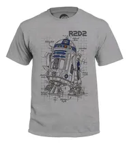 Comprar Playera Grapics R2d2 Robot Camiseta Geek Star Wars