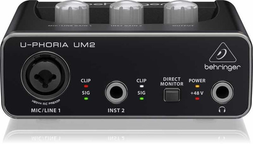 Imagem 2 de 3 de Placa Behringer Um2 Usb U-phoria Interface