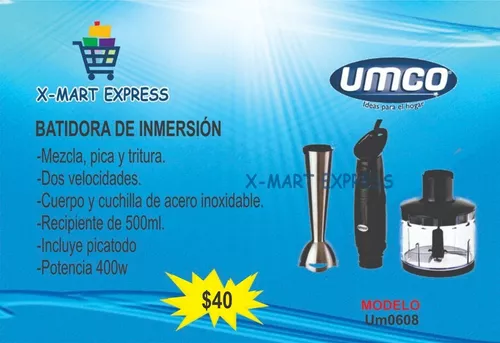 BATIDORA DE INMERSIÓN UMCO 0608 - TVentas - Compras Online en Ecuador