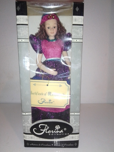 Muñeca De Porcelana Florina Collection Made In Brazil Vintag (Usado)