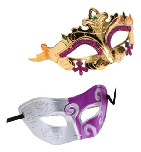 . 2x Máscaras Faciales For Fiesta De Halloween Máscaras