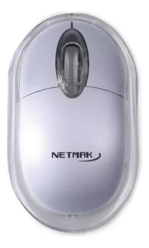 Mouse Usb Luminoso 1200dpi Netmak Nm-m01