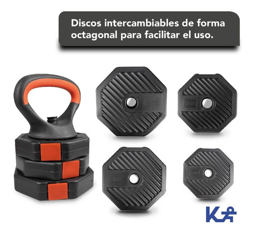 Kit de halteres, pesos ajustáveis, 4 em 1, 25 kg, para exercícios domésticos, cor preta