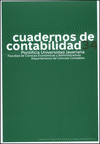 Cuadernos De Contabilidad No 34 Vol 14