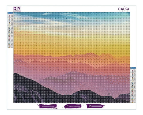 Imagen 2 de 2 de Diamond Paintings Up In The Mountains Maka
