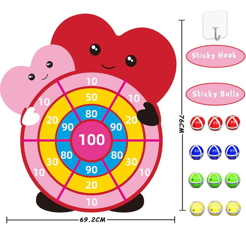 Regalos De San Valentín Para Niños,30 Juego De Diana Gra...