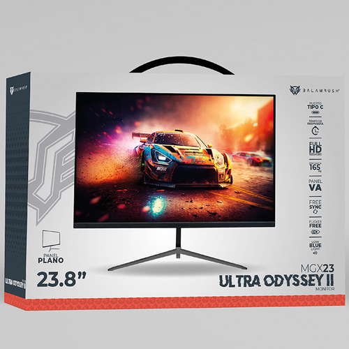 Monitor Gamer 23.8 Balam Rush Ultra Odyssey Ii Mgx23 1ms Fhd Negro