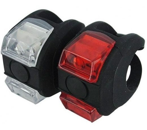 Juego De Luces Led Silicona Delantera Y Trasera Lacusports