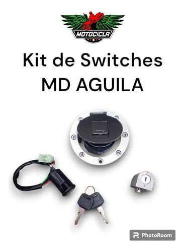 Kit De Switches Moto Md Aguila