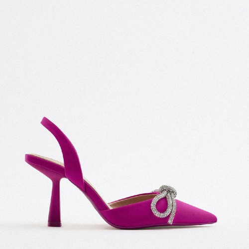 Zapatos Bow Para Mujer, Tacones, Sandalias Puntiagudas, Tall