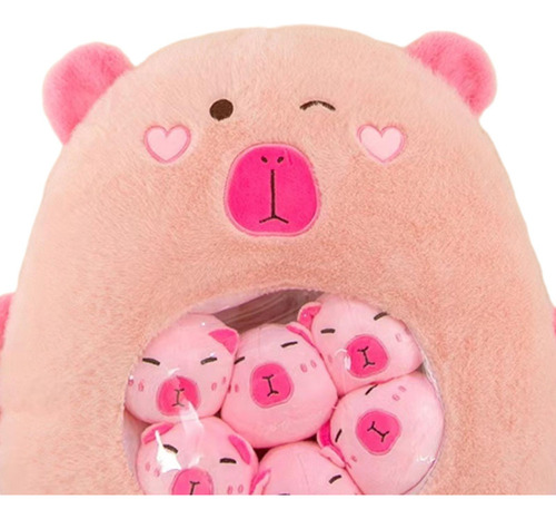 Brinquedo De Pelúcia Boneca Huggable Cartoon Rosa