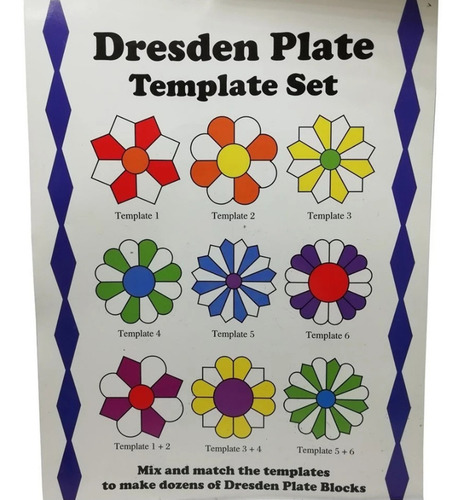10 Unids / Set Plantilla De Placa Dresden Regular Para