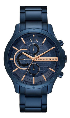 Reloj Hombre Armani Exchange Ax2430 Cuarzo Pulso Azul En