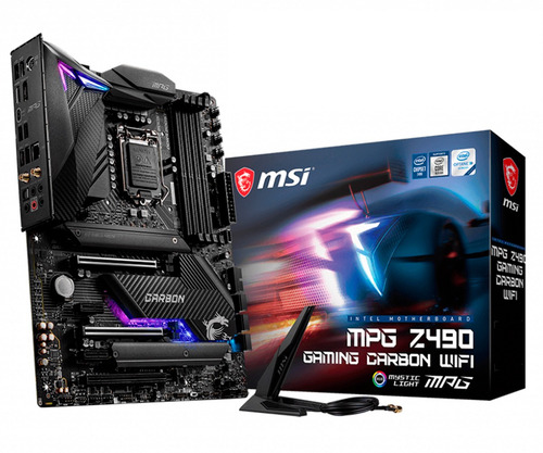 Placa madre de computadora MSI Z490 MPG Z490 GAMING CARBON WIFI 1.0