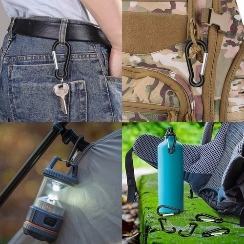 Hwa Mosquetons Táctico Militar Edc For Sistema Molle 10