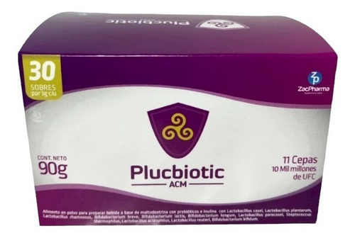 Plucbiotic Probioticos Caja X 30 S - Unidad a $4400