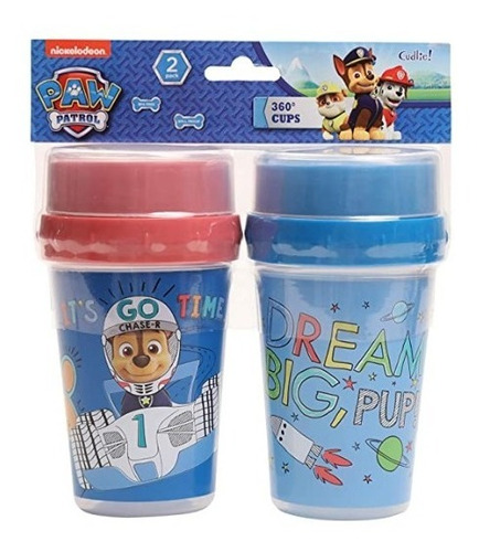 Vasos Paw Patrol Anti Derrame 360°/ 9 Oz