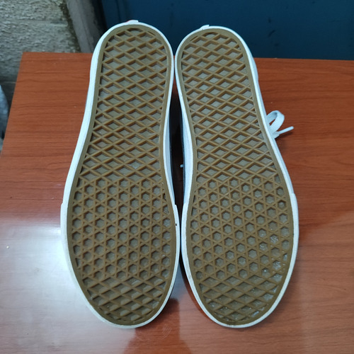 Zapatillas Vans Old Skool Grises, Impecables Talle 7us Men.