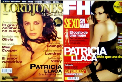 Patricia Llaca. Lord Jones Y Fhm. # 10 Y 45. 2002 Y 2008. 2x