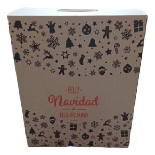 Caja Navidad Maletin Navideños X 25 Unid 34x30x17