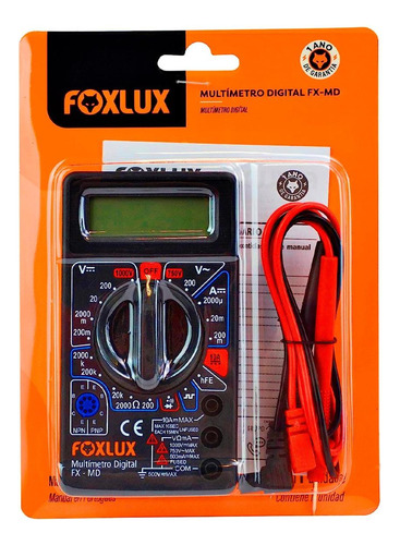 Multimetro Digital Foxlux Ref-3001