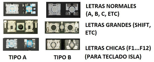 Teclas Toshiba Satellite C840 C845 C845d L840 L845 C45 L45