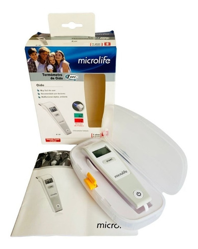 Termómetro De Oído Marca Microlife Modelo Ir100