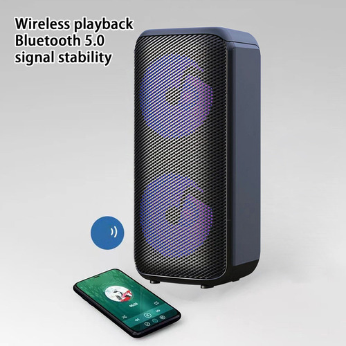 Altavoces Bluetooth, Inalámbricos Con Luces, Salida De Altav