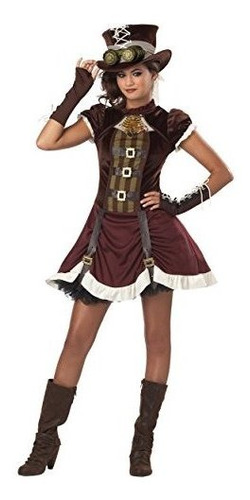 Tween Steampunk Girl Costume Medium