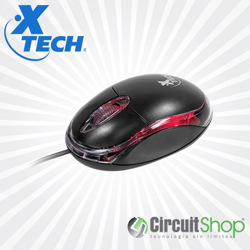 Mouse Óptico Xtech Xtm-195 1000dpi Circuit Shop