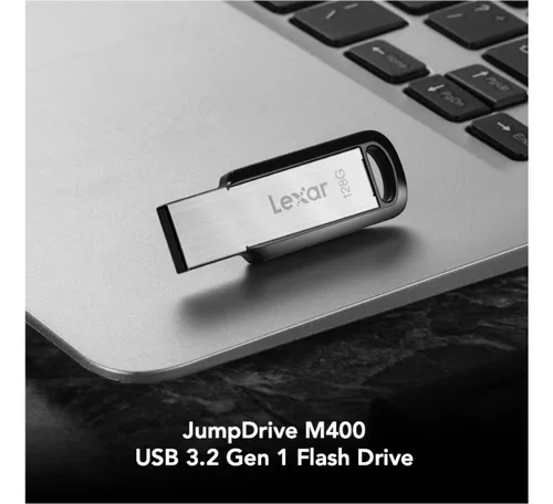 Pendrive lexar jumpdrive m400 128gb usb 3.2 metalico Gen 1