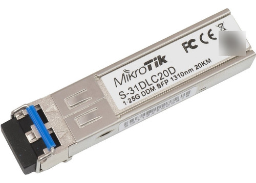 Modulo Transceptor Minigbic Sfp Mikrotik S-31dlc20d 20km