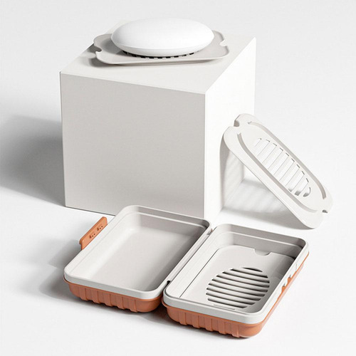 Caja De Jabón Perfumada Portátil Con Tapa, De Viaje Para El