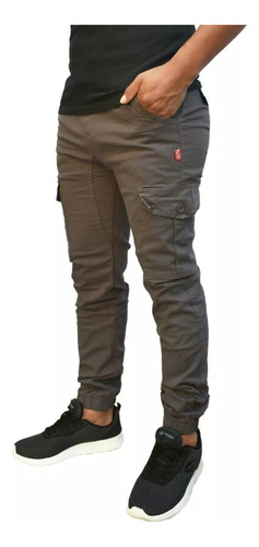 Pantalon Cargo De Gabardina Chupin Adultos