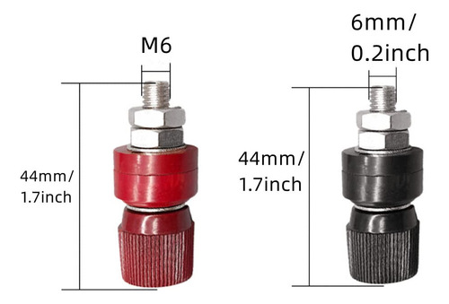 Terminal De Sujeción M6 Con Rosca De 1/4 Para 333 Pcs