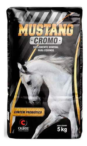 Sal Mineral C/ Probiotico Para Equinos Mustang Calbos 5kg