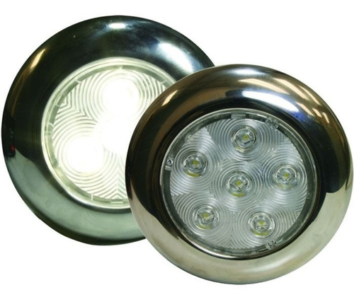 Luz De Cortesía Marina Led / Acero Inoxidable 4 Pulgadas